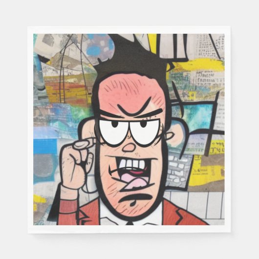 Cranky Man Servet (Voorkant)