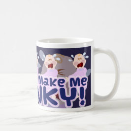 Cranky Mornings Funny Baby Cartoon Art Koffiemok