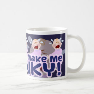 Cranky Mornings Funny Baby Cartoon Art Koffiemok