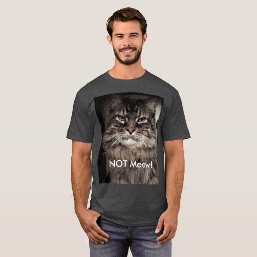 Cranky NOT Meow Menswear - T-Shirt (Voorkant volledig)