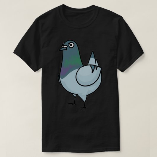 Cranky Pigeon 1 T-shirt (Design voorkant)