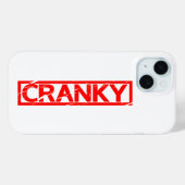 Cranky Stamp Case-Mate iPhone Case (Achterkant (horizontaal))