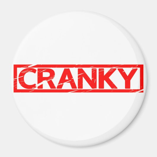 Cranky Stamp Magneet (Voorkant)