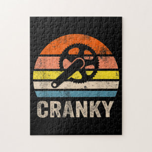 Cranky Sun Funny Bicycle Lovers Cycling Legpuzzel
