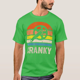 Cranky  Sun grappige fietsenovers fietsen Cycling  T-shirt