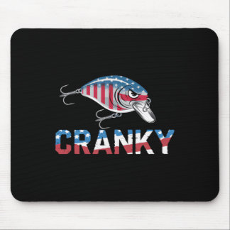 Cranky Usa Crankit Vissen Vaderdag  Muismat