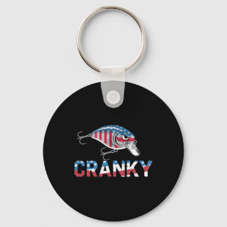 Cranky Usa Crankit Vissen Vaderdag  Sleutelhanger