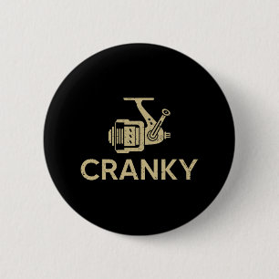 Cranky Vist Shirten Visser Vaders Da Ronde Button 5,7 Cm