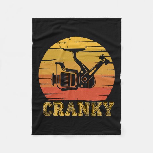 Cranky Viste Reel Fleece Deken (Voorkant)