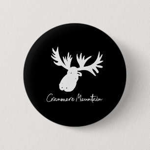 Cranmore Mountain New Hampshire Eland Antlers Ski Ronde Button 5,7 Cm
