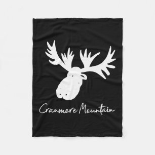 Cranmore Mountain New Hampshire Eland Gewei Ski Fleece Deken