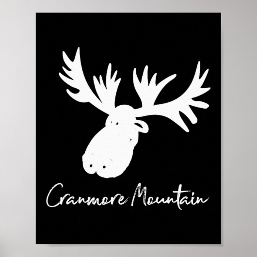 Cranmore Mountain New Hampshire Elandengewei Ski Poster (Voorkant)
