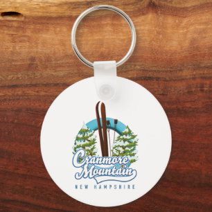 Cranmore Mountain New Hampshire Ski logo Sleutelhanger