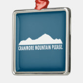Cranmore Mountain Resort alsjeblieft Metalen Ornament (Links)