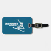 Cranmore Mountain Resort New Hampshire Skier Bagagelabel (Voorkant horizontaal)