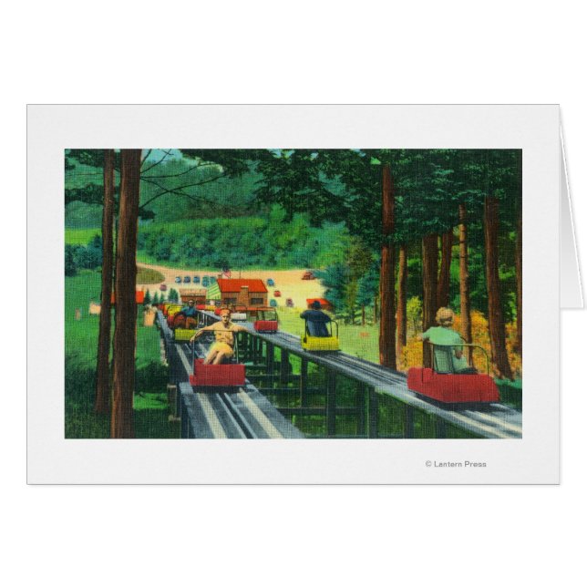 Cranmore Mountain Ski-Mobile in Summertime (Voorkant Horizontaal)