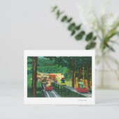 Cranmore Mountain Ski-Mobile in Summertime Briefkaart (Staand voorkant)