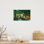 Cranmore Mountain Ski-Mobile in Summertime Poster (Keuken)