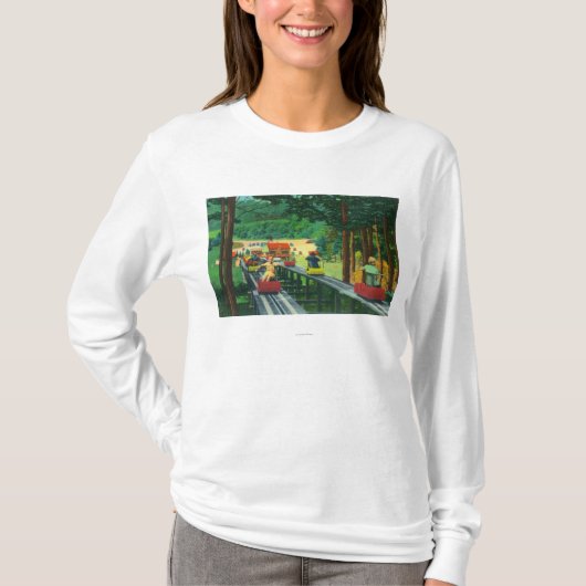 Cranmore Mountain Ski-Mobile in Summertime T-shirt (Voorkant)