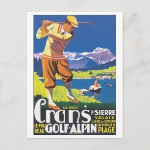 Crans Golf Alpin Briefkaart