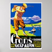 Crans Golf Alpin Poster (Voorkant)