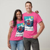 Crans-Montana Ski Poster T-shirt (Unisex)