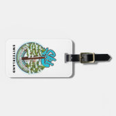 Crans-Montana Zwitserland ski Bagagelabel (Voorkant horizontaal)