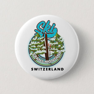 Crans-Montana Zwitserland ski Ronde Button 5,7 Cm