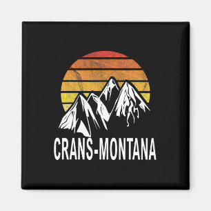 Crans-Montana Zwitserse Alpen Zwitserland Skigebie Magneet