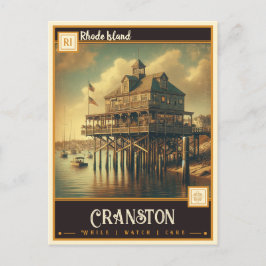 Cranston, Rhode Island | Antiek Briefkaart