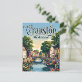 Cranston, Rhode Island Briefkaart (Staand voorkant)