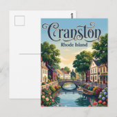 Cranston, Rhode Island Briefkaart (Voorkant / Achterkant)