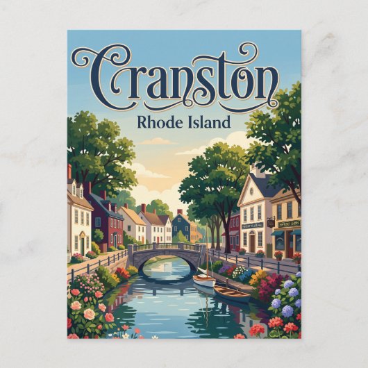 Cranston, Rhode Island Briefkaart (Voorkant)