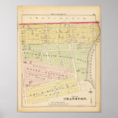Cranston, RI Map Poster (Voorkant)