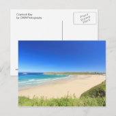 Crantock Bay Briefkaart (Voorkant / Achterkant)