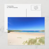 Crantock Bay Briefkaart (Voorkant / Achterkant)