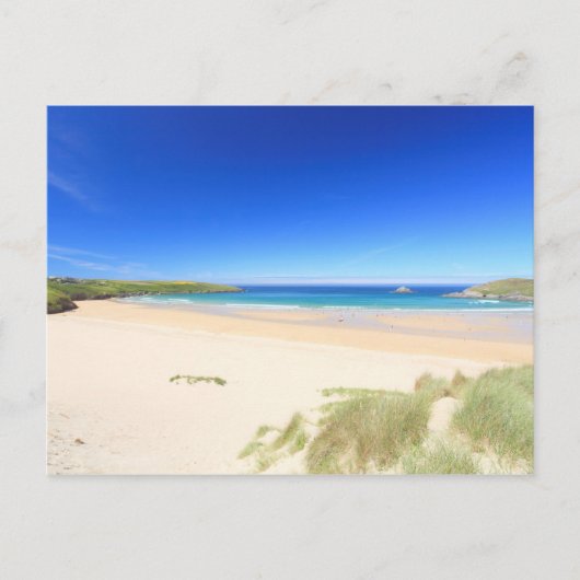 Crantock Bay Briefkaart (Voorkant)