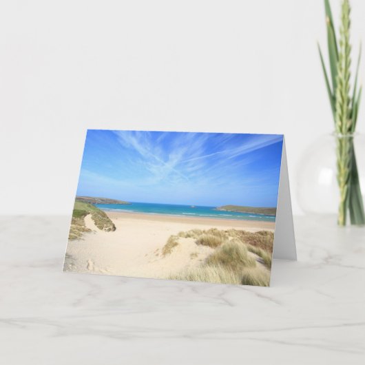 Crantock Bay Kaart (Voorkant)