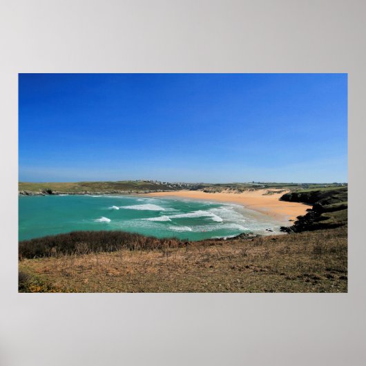 Crantock Bay Poster (Voorkant)
