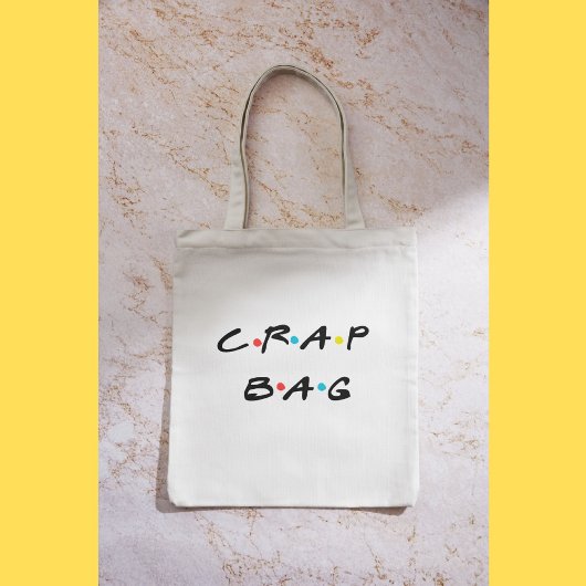 Crap Bag Tas | Grappig Tas portemonnee cadeau | Vr