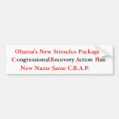 CRAP BUMPERSTICKER (Voorkant)