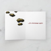 Crap... Feestdagen Kaart (Binnen)