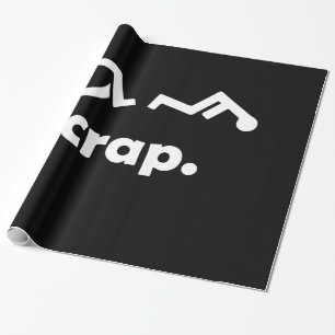 Crap Handicap Funny Wheelstoel T-shirt gehandicapt Cadeaupapier