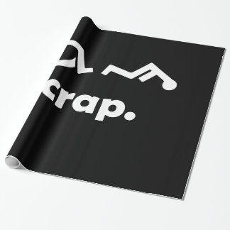 Crap Handicap Funny Wheelstoel T-shirt gehandicapt Cadeaupapier