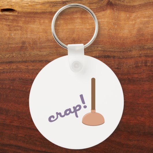 Crap Plunger Sleutelhanger (Voorkant)