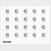 Crap That's Due Tomorrow Grappig 4th of July Thoma Ronde Sticker (Vel)