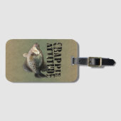 Crappie Attitude Bagagelabel (Voorkant (horizontaal))