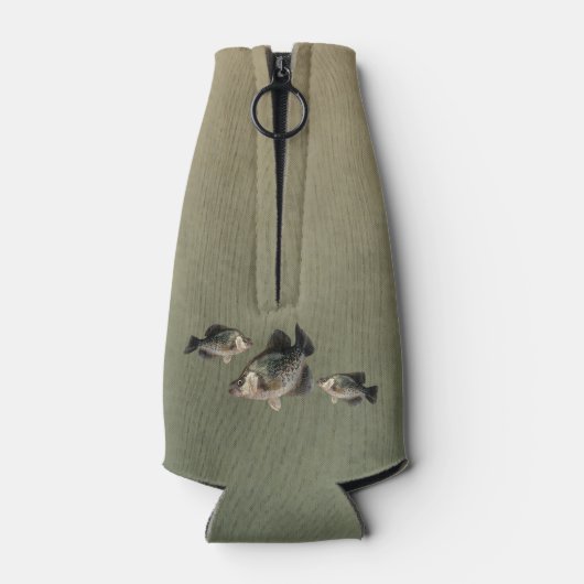 Crappie Attitude Funny Vist Flesjeskoeler (Achterkant)