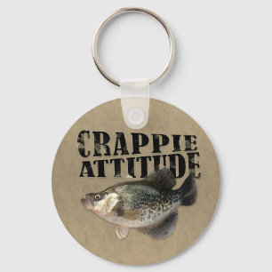 Crappie Attitude Funny Vist Sleutelhanger