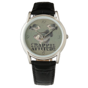 Crappie Attitude Funny Vist Watch Horloge